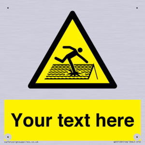 Custom Figure on Roof Sign